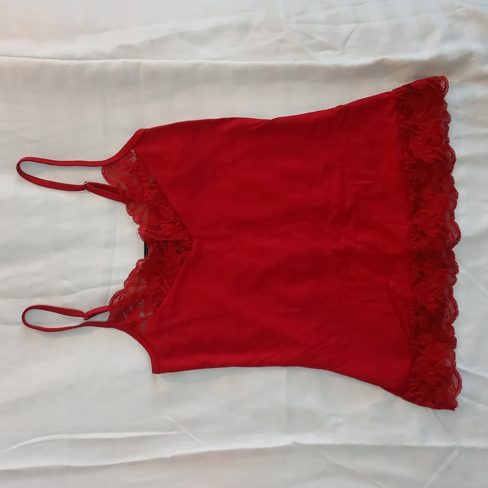 Red Lace Camisole